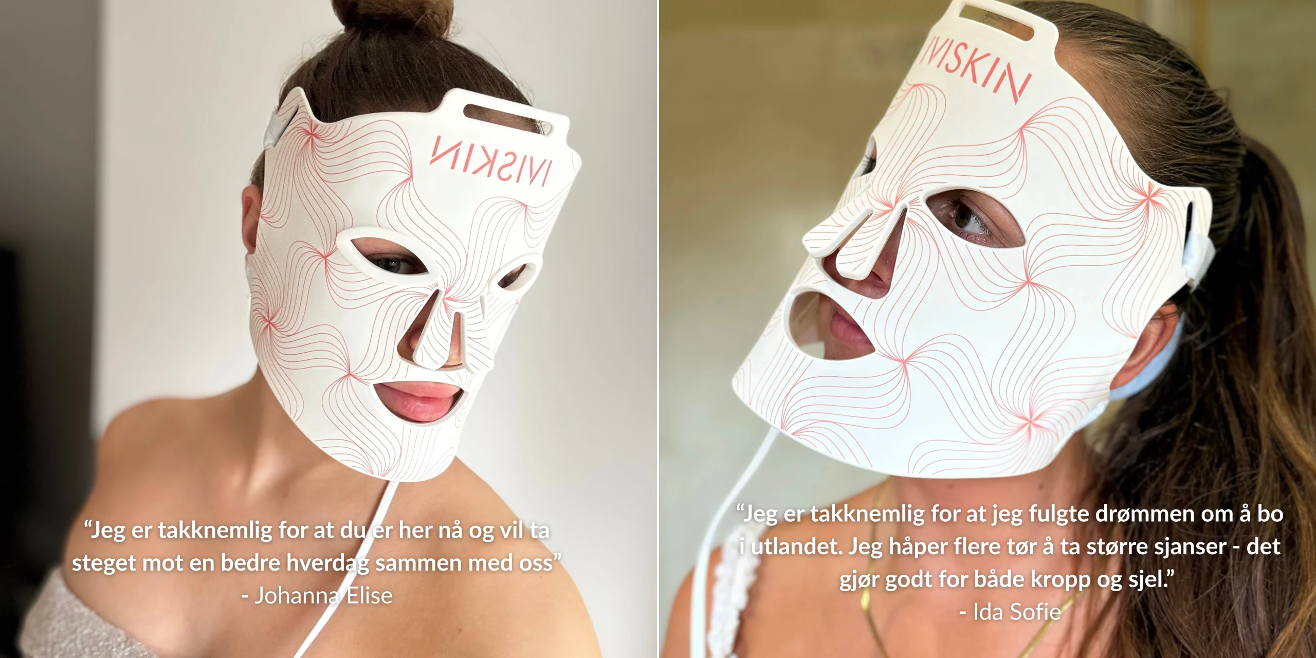 Led-maske fra Iviskin